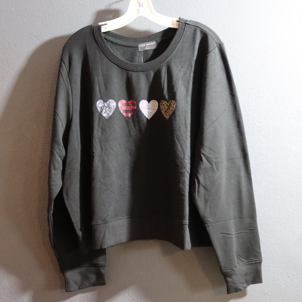 Lane Bryant size 22/24 heart sweatshirt